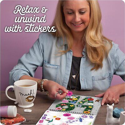 Sticker Book for Adults 800+ Colorful Stickers with 10 Pages  Gardens Series