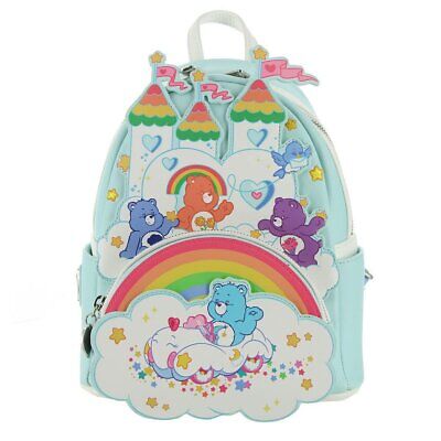 Loungefly Care Bears CareALot Castle Mini Backpack Multi