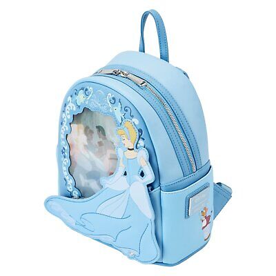 Loungefly Disney Cinderella Princess Lenticular Mini Backpack, Standard Size