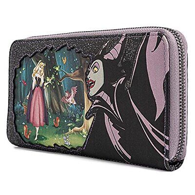 Loungefly Disney Villains Scenes Maleficent Sleeping Beauty Zip Around Wallet