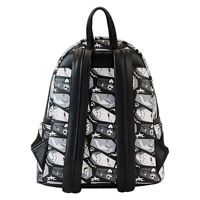 Loungefly Nightmare Before Christmas Xmas Coffin All-Over Print Mini Backpack