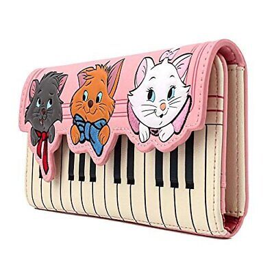 Loungefly Disney Aristocats Piano Kitties Faux Leather Wallet