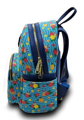 Loungefly x Pokemon Squirtle Flower All Over Print Mini Backpack