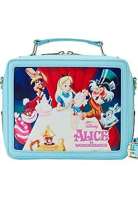 Loungefly Disney Alice in Wonderland Classic Movie Lunch Box Crossbody Purse