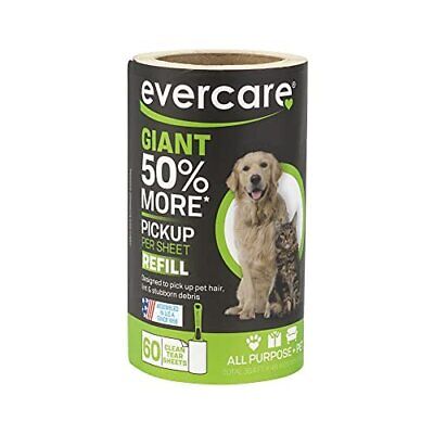 Evercare Giant Extreme Stick Lint Roll Refills, 60 Count (Pack of 1)