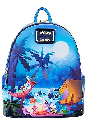 Loungefly Disney Stitch Camping Cuties Glow Mini Backpack Lilo & Stitch Bag