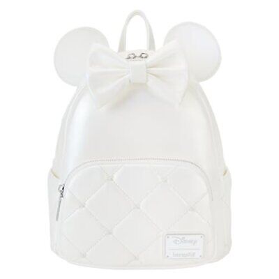 Loungefly Disney Minnie Mouse Iridescent Wedding Mini Backpack