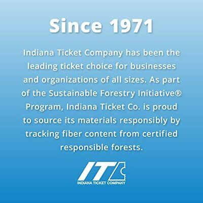 Indiana Ticket Co. 2,000 Green Double Roll Raffle Tickets-Premium Quality 50/50