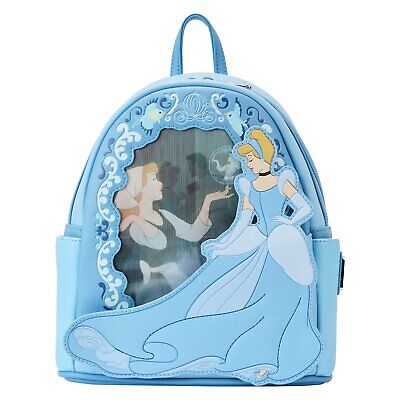 Loungefly Disney Cinderella Princess Lenticular Mini Backpack, Standard Size