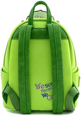 Loungefly Disney Monsters Inc Mike Wazowski Scare Cosplay Double Strap Bag Purse