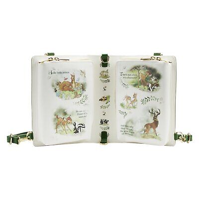 Loungefly DISNEY CLASSIC BOOKS BAMBI CONVERTIBLE CROSS BODY BAG