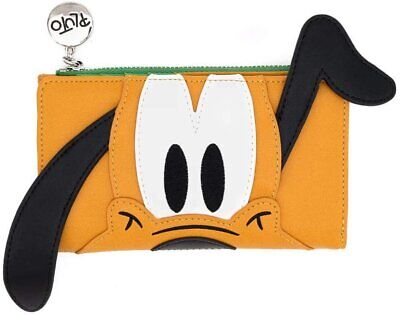 Loungefly x Disney Pluto Cosplay Flap Wallet (Orange/Green, One Size)