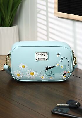 Loungefly Winnie the Pooh Daisy Friends Crossbody Bag Light Blue