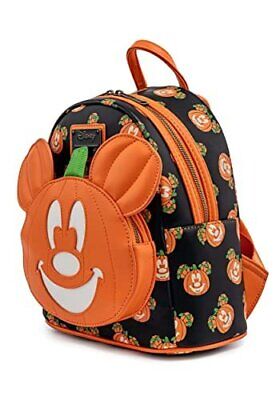 Loungefly Disney Mickey-O-Lantern Womens Double Strap Shoulder Bag Purse