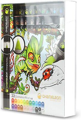 Chameleon Art Products, Chameleon Color Tones, Deluxe Set - 22 Pens