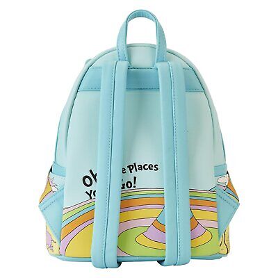 Loungefly Dr. Seuss 'Oh the Places You'll Go' Mini Backpack Multicolor