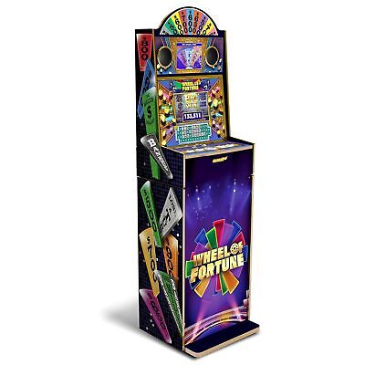 Arcade1Up Wheel of Fortune Casinocade Deluxe 5ft Arcade Game, Dual 8" LCD Screen