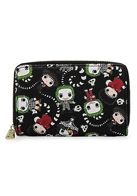 Loungefly Pop by LF Beetlejuice AOP Ziparound Wallet Standard