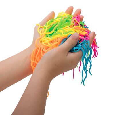 Schylling NeeDoh Ramen Noodlies - Multicolored Sensory Fidget Toy, Ages 3+