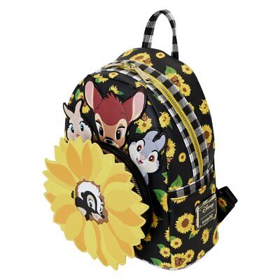 Loungefly Disney Bambi Sunflower Friends Mini Backpack Bags and Accessories