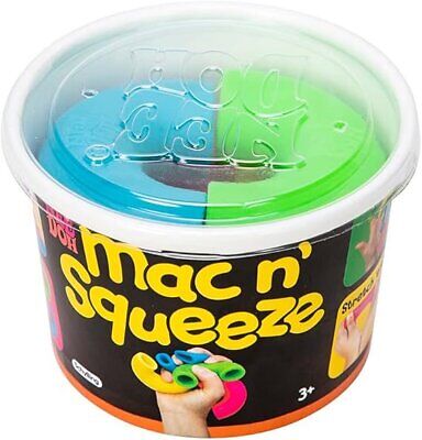 Schylling NeeDoh Mac 'N' Squeeze Sensory Fidget Toy - Assorted Colors - Ages 3+