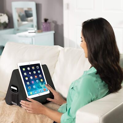 Ontel Pillow Pad Ultra Multi-Angle Tablet Stand, Grey -iPad, Tablets, Phones