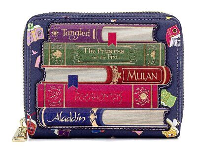 Loungefly Disney Princess Books Zip Around Wallet