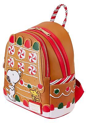 Loungefly Peanuts Snoopy Gingerbread House Scented Mini Backpack