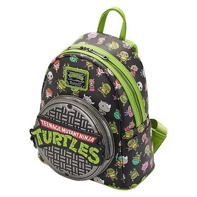 TMNT Sewer Cap AOP Loungefly Mini Backpack Standard