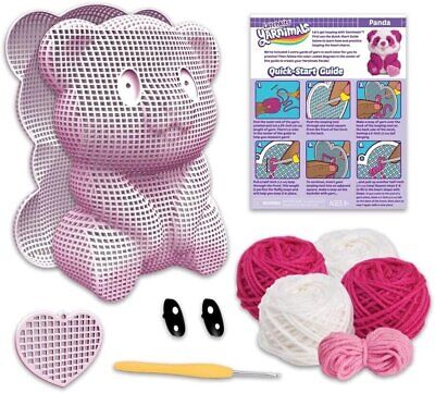 PlayMonster Yarnimals — Panda Craft Kit Make Your Own Animal Toy — Ages 8+