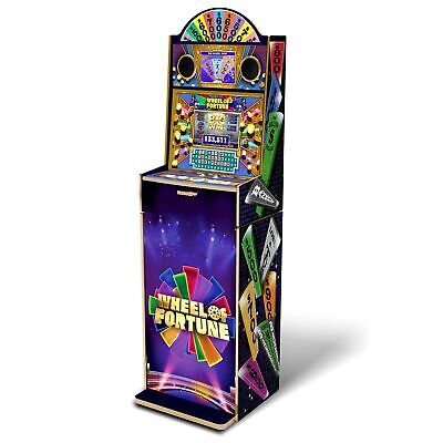 Arcade1Up Wheel of Fortune Casinocade Deluxe 5ft Arcade Game, Dual 8" LCD Screen