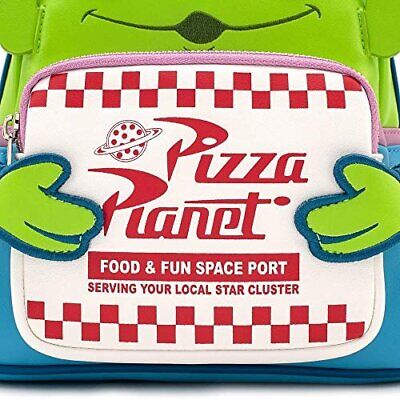 Loungefly Disney Toy Story Alien Pizza Planet Mini Backpack