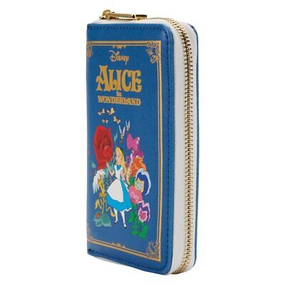 Loungefly Disney Alice in Wonderland Classic Book Zip Around Wallet