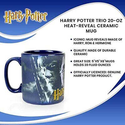 Seven20 Harry Potter Heat Reveal Mug -Activates with Heat - Harry, Hermione, Ron