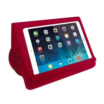 Ontel Pillow Pad Ultra Multi-Angle Tablet Stand, Burgundy -iPad, Tablets, Phones