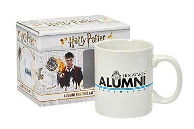 Harry Potter Slytherin Alumni Mug - 11-Oz White Cup with Crest & Blue stripe