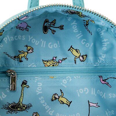 Loungefly Dr. Seuss 'Oh the Places You'll Go' Mini Backpack Multicolor