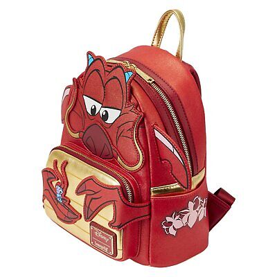 Loungefly Disney Mulan 25th Anniversary Mushu Glitter Mini Backpack