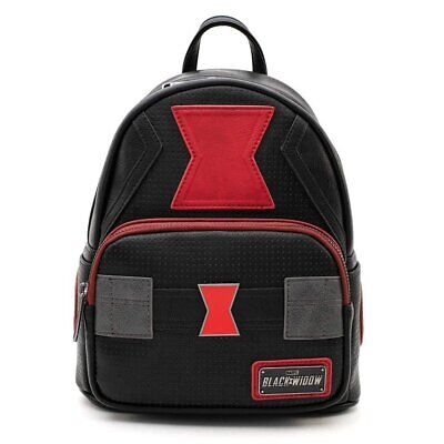 Loungefly x Marvel Black Widow Mini Backpack (One Size, Black)