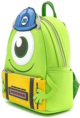 Loungefly Disney Monsters Inc Mike Wazowski Scare Cosplay Double Strap Bag Purse