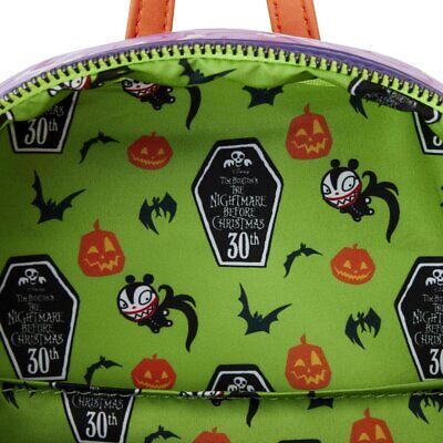 Loungefly Disney Nightmare Before Christmas Scary Teddy Glow Mini Backpack