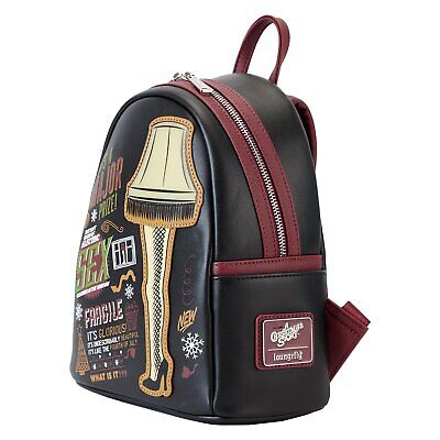 Loungefly A Christmas Story Leg Lamp Mini Backpack: Glowing Holiday Cheer!