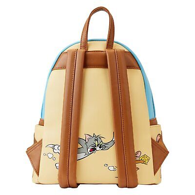 Loungefly Tom and Jerry Leather Mini Backpack - Official Merchandise, Gift Idea