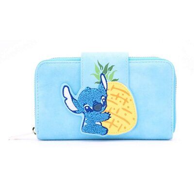 Loungefly x Lilo and Stitch Pineapple Stitch Chenille Snap Wallet