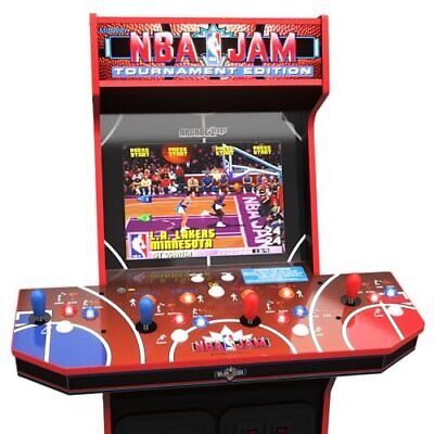 Arcade1Up NBA Jam 30th Anniversary Deluxe 5ft Home Arcade with 3 Classic Games