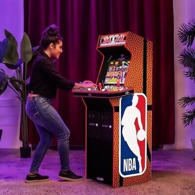 Arcade1Up NBA Jam 30th Anniversary Deluxe 5ft Home Arcade with 3 Classic Games