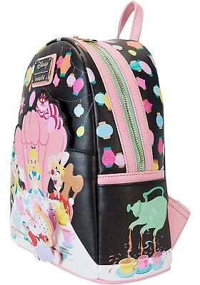 Loungefly Disney Alice in Wonderland Unbirthday Party Mini Backpack Fashion Bag