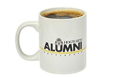 Harry Potter Slytherin Alumni Mug - 11-Oz White Cup with Crest & Yellow stripe