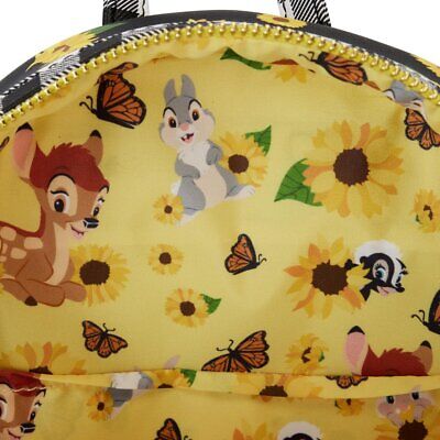 Loungefly Disney Bambi Sunflower Friends Mini Backpack Bags and Accessories