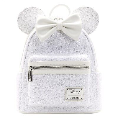 Loungefly Disney Minnie Mouse Sequin Wedding Women's Double Strap Shoulder Bag